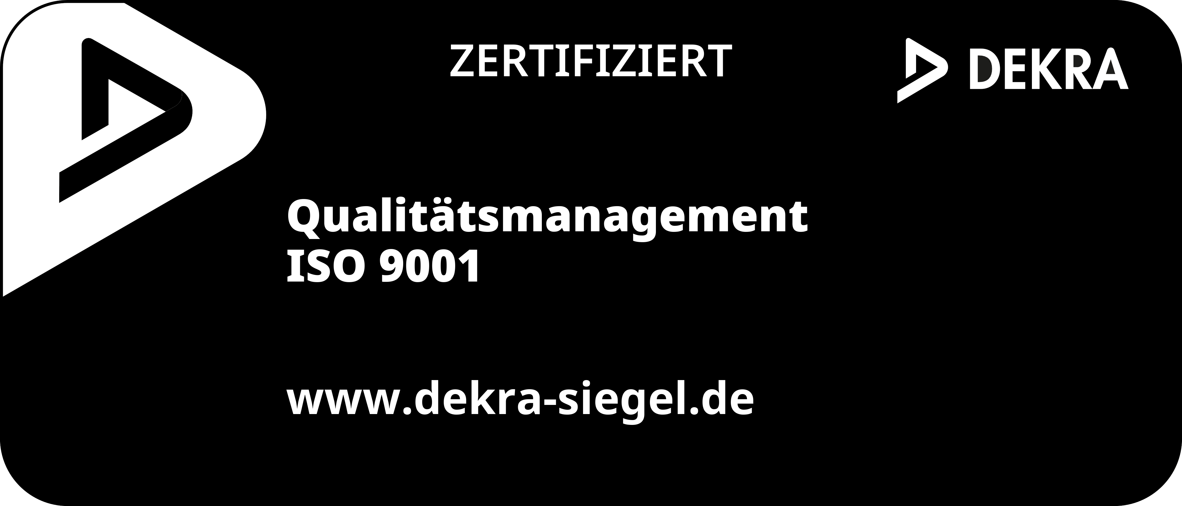 DEKRA ISO 9001 zertifiziert